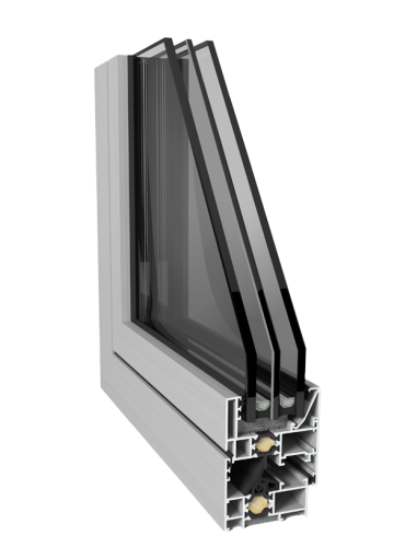 ventana fija de un hueco serie rpt con acabado blanco cristaleria amanecer
